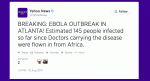 Yahoo News Twitter račun hakiran, šalje tweet o izbijanju ebole