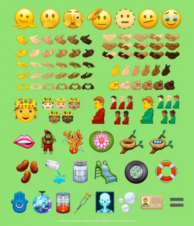 Kandidáti na emotikony Unicode 14.0